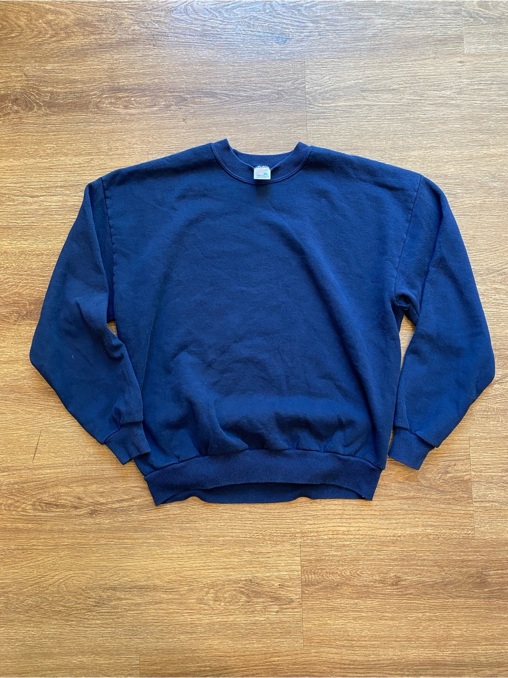 80s 90s vintage jerzees navy blue crewneck